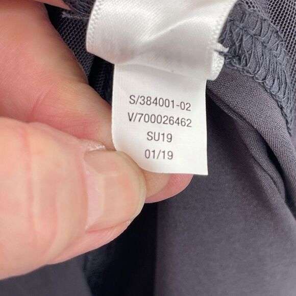 Athleta Black Mid Rise Attitude Ruched Athletic Jogger Pants Size 6T - Picture 8 of 8